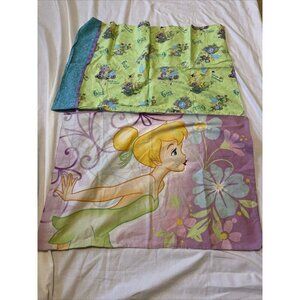 Disney Tinker Bell Fairies 2 Standard Pillowcase Double Sided Vintage Find